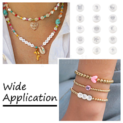60Pcs 15 Styles Natural Freshwater Shell Beads&nbsp;SHEL-KS0001-03