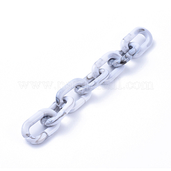 Handmade Acrylic Cable Chains&nbsp;AJEW-JB00590-02