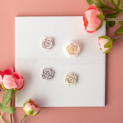 Rose Shape Resin Clay Cutters for Earring Making&nbsp;PW-WG42220-01