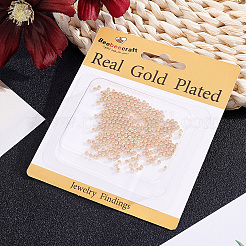 3Bags Brass Crimp Beads&nbsp;KK-BBC0026-09B