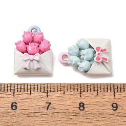 Alloy Enamel Pendants&nbsp;AL-CBA61EE-08