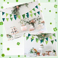 Linen & Twine Pennant Flags Banners&nbsp;DIY-WH20001-99D