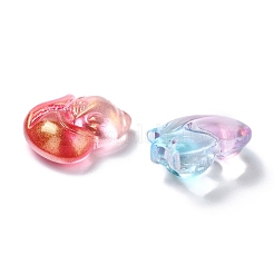 Electroplate Glass Cabochons&nbsp;EGLA-D007-04
