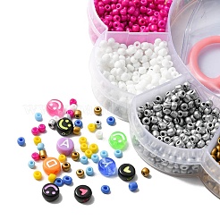 Glass Seed Beads & Acrylic Beads DIY Jewelry Sets&nbsp;DIY-YW0005-92
