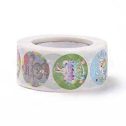 8 Patterns Easter Theme Self Adhesive Paper Sticker Rolls&nbsp;LS-DIY-C060-03P