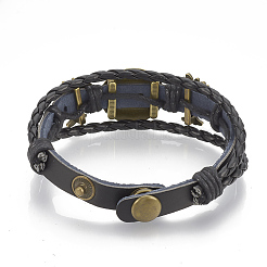 Imitation Leather Bracelet Making&nbsp;MAK-R024-03