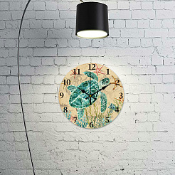 MDF Printed Wall Clock&nbsp;HJEW-WH0058-033