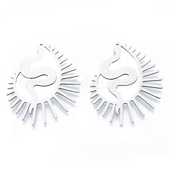 Non-Tarnish 201 Stainless Steel Pendants&nbsp;STAS-N090-LA945-1
