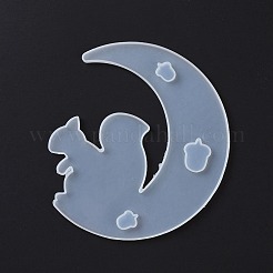 DIY Animal on the Crescent Moon Big Pendant Silhouette Silicone Molds&nbsp;LS-DIY-F125-05