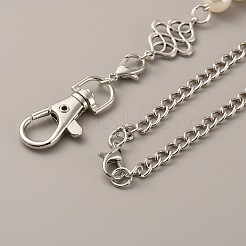 Alloy Retractable Badge Reel with Chains&nbsp;FIND-WH0127-87A