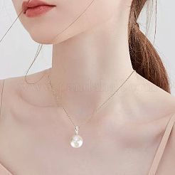 1Pc Natural Baroque Keshi Pearl Pendants&nbsp;FIND-BBC0002-39B