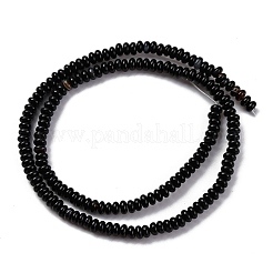 Natural Black Banded Agate(Dyed & Heated) Beads Strands&nbsp;G-C171-B02-02