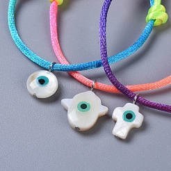 Adjustable Nylon Cord Bracelet Sets&nbsp;BJEW-JB04364-04