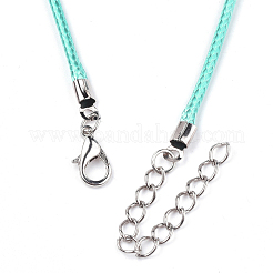 Waxed Cord Necklace Making&nbsp;NCOR-T001-12