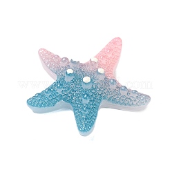 Gradient Color Opaque Resin Decoden Cabochons&nbsp;CRES-P036-01B-03
