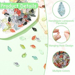 200Pcs Handmade Lampwork Pendants&nbsp;LAMP-CJ0002-88