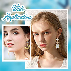 100Pcs Brass Ball Stud Earring Post&nbsp;KK-BBC0004-69