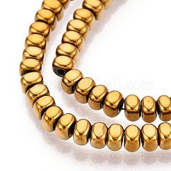 Electroplated Synthetic Non-magnetic Hematite Beads Strands&nbsp;G-T139-61B