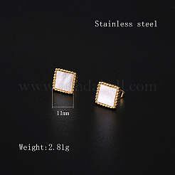 304 Stainless Steel Stud Earrings for Women&nbsp;YH6943-1
