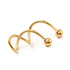 316 Stainless Steel Spiral Barbell&nbsp;AJEW-G042-02G