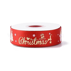 25 Yards Christmas Theme Printed Polyester Ribbon&nbsp;OCOR-C004-04E