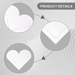 10Pcs PU Leather Heart Corner Protectors&nbsp;AJEW-CL0001-17B