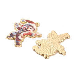 Christmas Alloy Enamel Pendants&nbsp;ENAM-K069-44F-G