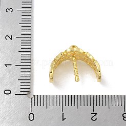 Rack Plating Brass Pendant Bails&nbsp;KK-G515-26G
