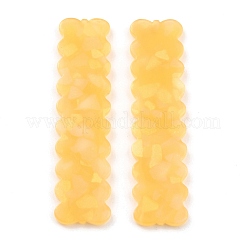 Acrylic Rectangle with Lace Cabochons&nbsp;FIND-B003-04