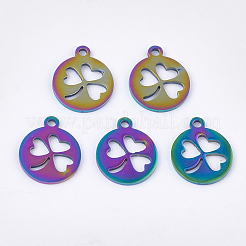 Ion Plating(IP) 201 Stainless Steel Charms&nbsp;STAS-Q201-JN200