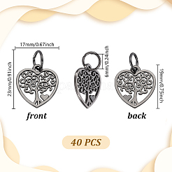 40Pcs Alloy Pendant&nbsp;PALLOY-GA00034