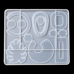 Mixed Shape Pendant & Links Silicone Molds&nbsp;DIY-YW0006-69
