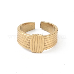 12Pcs Ion Plating(IP) 304 Stainless Steel Open Cuff Rings&nbsp;RJEW-G312-09G