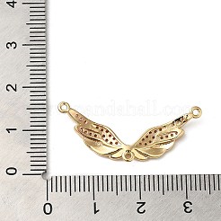 Brass Micro Pave Cubic Zirconia Pendants&nbsp;KK-F865-20G