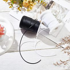 2 Rolls 2 Colors PVC Tubular Solid Synthetic Rubber Cord&nbsp;OCOR-NB0002-56