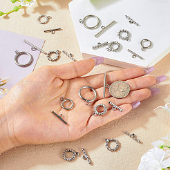 4 Styles Stainless Steel Toggle Clasps&nbsp;STAT-TA0003-11