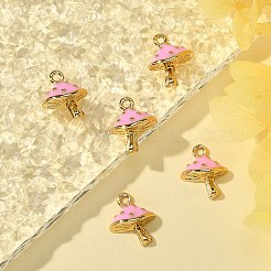 10Pcs Brass Enamel Pendants&nbsp;KK-SZ0005-22