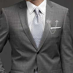 2Pcs 2 Colors Men's Alloy Brooch Lapel Pin&nbsp;JEWB-SP0001-07