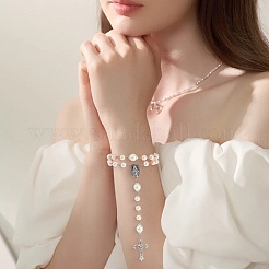 DIY Rosary Bead Jewelry Making Finding Kits&nbsp;DIY-SC0031-65