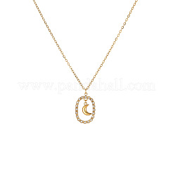 304 Stainless Steel Pendant Necklaces&nbsp;WG7F8A7-02