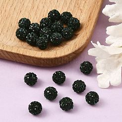Pave Disco Ball Beads&nbsp;RB-H258-8MM-205