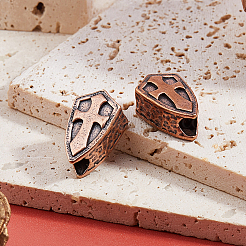2Pcs Brass European Beads&nbsp;KK-DC0004-80D