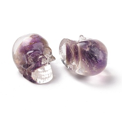 Natural Amethyst Dyed Chips Beads&nbsp;G-E185-14