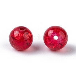 Transparent Crackle Glass Beads&nbsp;CCG-R001-8mm-M