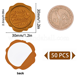 Adhesive Wax Seal Stickers&nbsp;DIY-CP0008-18S