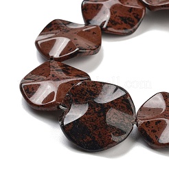 Natural Mahogany Obsidian Beads Strands&nbsp;G-Z061-B05-02