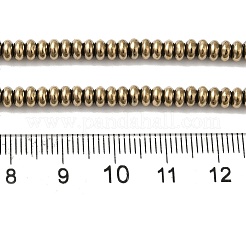 Electroplated Synthetic Non-magnetic Hematite Beads Strands&nbsp;G-I364-I01-01C