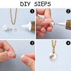 Brass Cup Pearl Peg Bails Pin Pendants&nbsp;KK-H759-31A-G