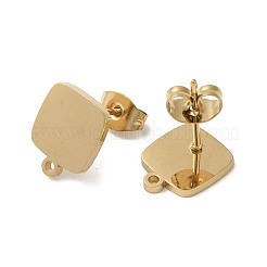 Ion Plating(IP) 304 Stainless Steel Stud Earring Findings&nbsp;X-STAS-I206-06G