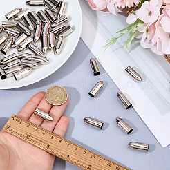 50Pcs Iron Cord End&nbsp;IFIN-FH0002-05
